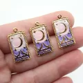 Altın Kaplama Renkli The Moon Tarot