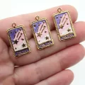 Altın Kaplama Renkli The Star Tarot