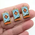 Altın Kaplama Renkli The Sun Tarot