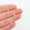 Altın Kaplama Zirkon Taşlı Mini Kalp