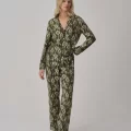 AMY Şık ve Rahat Kadın Pijama Takımı Yeşil