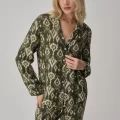 AMY Şık ve Rahat Kadın Pijama Takımı Yeşil