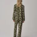 AMY Şık ve Rahat Kadın Pijama Takımı Yeşil