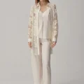 Anna Şık Rahat Kadın Pijama Takımı Beyaz