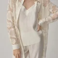 Anna Şık Rahat Kadın Pijama Takımı Beyaz