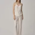 Anna Şık Rahat Kadın Pijama Takımı Beyaz
