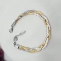 Balık Sırtı Çelik Bileklik Çift Renk