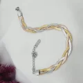 Balık Sırtı Çelik Bileklik Çift Renk