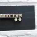 Beyaz Kalp Detaylı İtalyan Charm