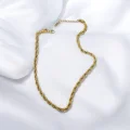 Burgu Zincir Kolye Gold Renk