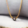 Çağla Şikel Kolyesi Çelik