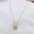 Çelik Açılabilir Yonca Kolye