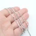 Çelik Gümüş 2mm Küp Zincir