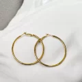 Çelik Halka Küpe Oval 5 Cm