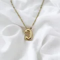 Çelik Harf Kolye Gold C
