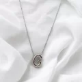 Çelik Harf Kolye İtalyan Zincir G