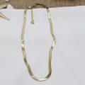 Çelik İtalyan Zinciri Kolye Gold Renk 60cm