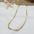 Çelik İtalyan Zinciri Kolye Gold Renk 60cm