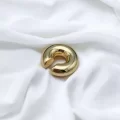 Çelik Kıkırdak Küpe Gold Renk