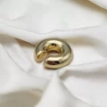 Çelik Kıkırdak Küpe Gold Renk