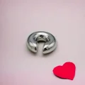Çelik Kıkırdak Küpe Gümüş Renk