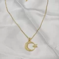 Çelik Türk Bayrağı Tasarımlı Kolye