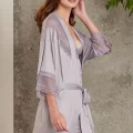 Kaliteli Şık Royal Dantelli Penye Pijama Takımı