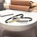 Deniz Dalgası Desenli Çelik Bileklik