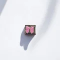 Fiyonk Desenli Pembe İtalyan Charm