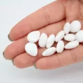 Flat Drop Boncuk Parlak Beyaz 25gr