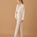 FLEUR Şık ve Rahat Braletli Kadın Pijama Takımı - Neutral