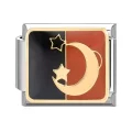 Hilal ve Yıldız Desenli İtalyan Charm