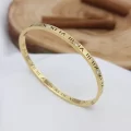 İnce Roma Rakamlı Bilezik Gold Renk
