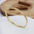 İnce Roma Rakamlı Bilezik Gold Renk