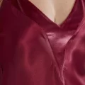 Kaliteli Şık 3lü Kadın Pijama Takımı - Bordo Renk