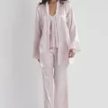 Kaliteli Şık Kadın Pijama Takımı - Pudra Renk