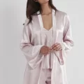 Kaliteli Şık Kadın Pijama Takımı - Pudra Renk
