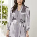 Kadife Şık Kadın Crop Pijama Takımı - Royal