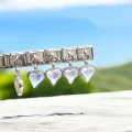Kalp Detaylı Sallantılı İtalyan Charm