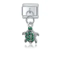 Kaplumbağa Desenli İtalyan Charm