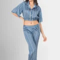 Kaliteli Şık Desenli 2li Pijama Takımı