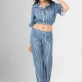 Kaliteli Şık Desenli 2li Pijama Takımı