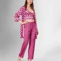 Kaliteli Şık 3lü Pijama Takımı