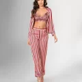 Kaliteli Şık 3lü Pijama Takımı 1844