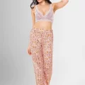 Kaliteli Şık 1950 Stili Desenli Pijama Takımı