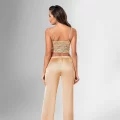 Kaliteli Şık 3lü Gold Pijama Takımı
