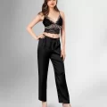 Leopar Şık Kaliteli 3lü Pijama Takımı