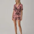 LUNA Şık Rose Renkli Kadın Pijama Takımı