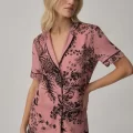 LUNA Şık Rose Renkli Kadın Pijama Takımı