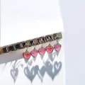 Pembe Kalp Detaylı İtalyan Charm